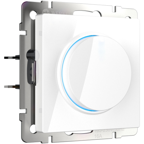 Диммер с подсветкой без рамки Werkel белый W1142101