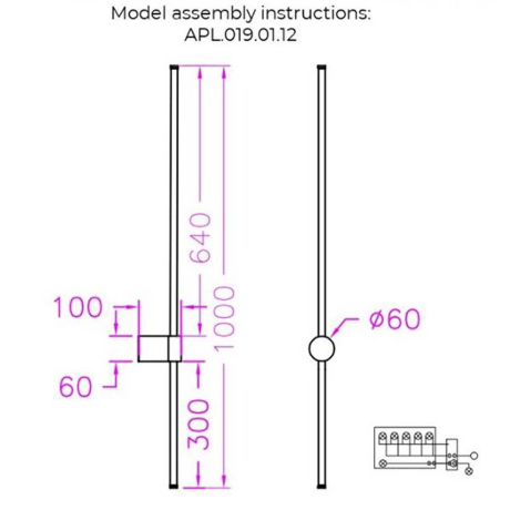 Бра Aployt Merian APL.019.01.12 