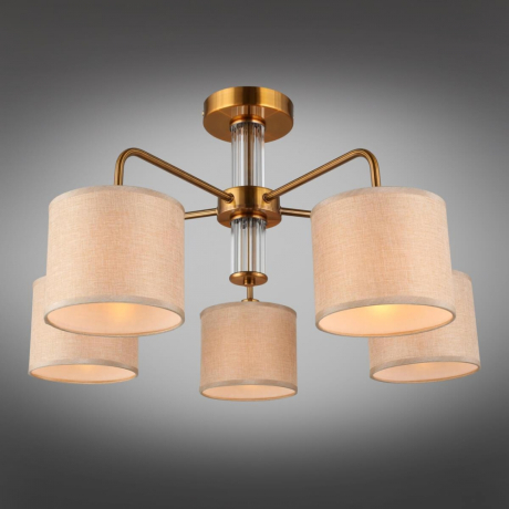 Люстра с поддержкой Маруси потолочная Omnilux OML-56907-05-M 