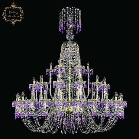 Подвесная люстра Bohemia Art Classic 11.24 11.24.24+12+6.530.XL-168.Gd.V7010 
