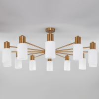 Потолочная люстра Eurosvet Vegga 70160/12 латунь Smart