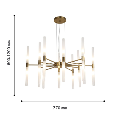 Подвесная люстра F-promo Schilf 4196-20P 