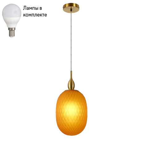 Светильник подвесной с лампочкой DIVINARE 5817/07 SP-1+Lamps 