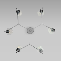 Люстра на штанге Eurosvet Prism 60143/6 хром