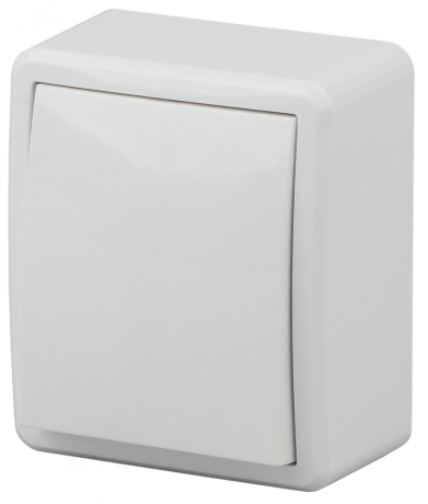 Выключатель одноклавишный с подсветкой ЭРА Эксперт 10AX 250V 11-1202-01 Б0020657