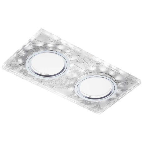 Встраиваемый светильник Ambrella Light S S234/2 W/CH/WH 