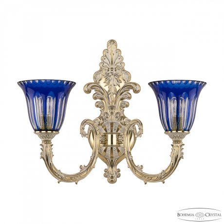 Бра Bohemia Ivele Crystal 7109B15/2/210 GW P2 U Clear-Blue/H-1H 