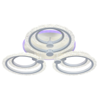 Светодиодная диммируемая люстра с ПДУ Profit Light 8003/3+3 WHT B