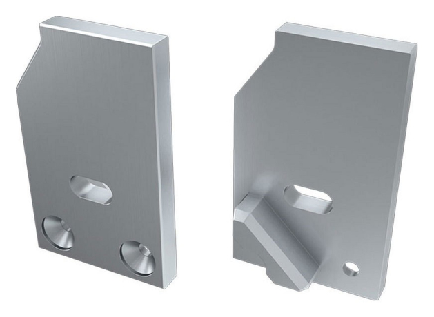 Заглушка для профиля с отверстием левая Arlight ALM 026734 