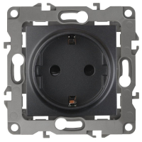 Розетка с заземлением, без рамки Эра 12-2101 Б0014679