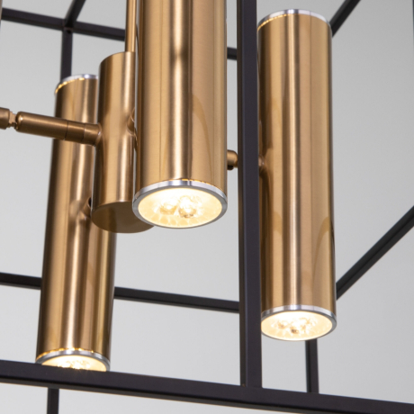 Люстра на штанге Eurosvet Adamson 70142/8 латунь 