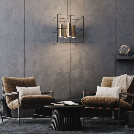 Люстра на штанге Eurosvet Adamson 70142/8 латунь 