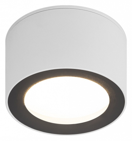 Накладной светильник Эра OL28 WH/BK Б0055581 