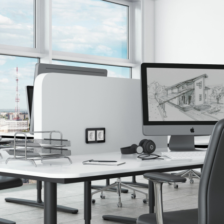 Розетка с заземлением, без рамки Werkel белый матовый W1171061