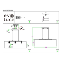 Подвесной светильник EVOLUCE Brescia SLE300533-03
