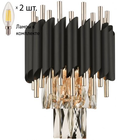Бра с лампочками Wertmark WE138.02.021+Lamps 