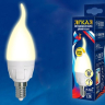 Диммируемая светодиодная лампа E14 7W 3000K (теплый) Uniel LED-CW37 7W-3000K-E14-FR-DIM PLP01WH (UL-00004299) 