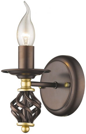 Бра с лампочкой Velante 536-721-01+Lamps E14 Свеча 