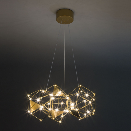 Подвесная люстра Eurosvet Uma 90369/5 медь 