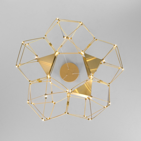 Подвесная люстра Eurosvet Uma 90369/5 медь 