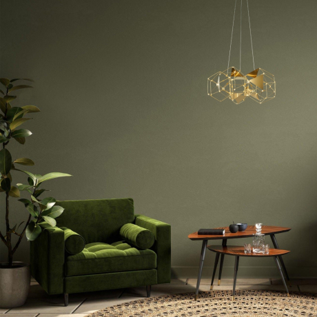 Подвесная люстра Eurosvet Uma 90369/5 медь 