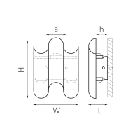 Накладной светильник Lightstar Bosso 341347