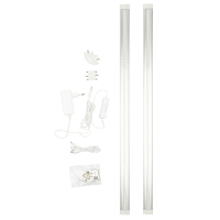 Светильники для мебели Uniel ULM-F45-2x6W/4500K IP20 SILVER (UL-00008280)