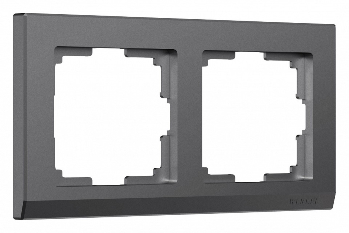 Рамка на 2 поста Werkel Stark (графит матовый) W0021864