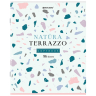 Нарушена упаковка! <605495> Тетрадь А5, 96 л., BRAUBERG, скоба, клетка, TWIN-лак, "Natura Terrazzo", 404431 (404431)