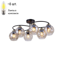Люстра потолочная с лампочками Omnilux OML-95007-06+Lamps