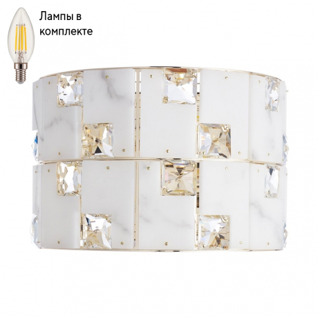 Светильник настенный с лампочками Odeon 5076/2W+Lamps 