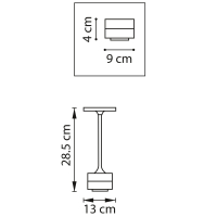 Настольная лампа декоративная Lightstar Alfa 745901