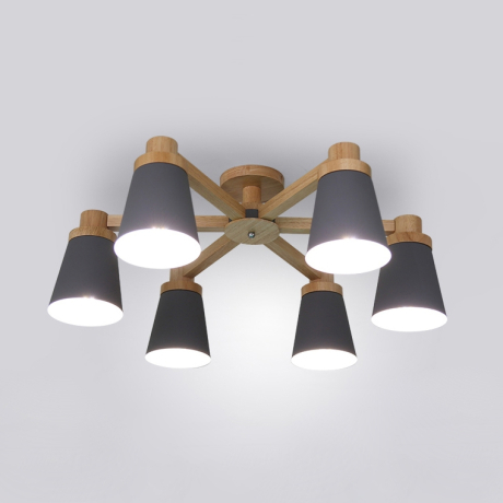 Люстра на штанге Prop 8 White ImperiumLoft prop01 (191993-23) 