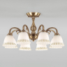Люстра на штанге Eurosvet Campina 60107/8 античная бронза 