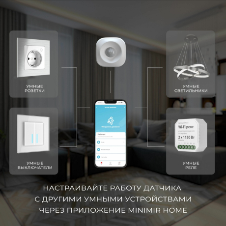 Умный датчик движения Elektrostandard 76230/00 (a060312)