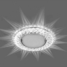 Светильник встраиваемый с белой LED подсветкой Feron CD4021 потолочный GX53 без лампы прозрачный 29474 