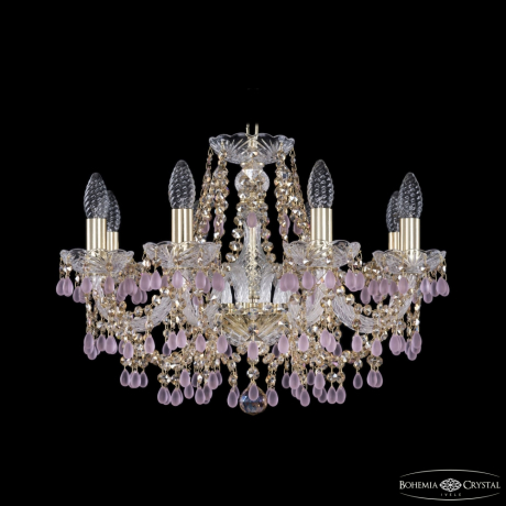 Люстра подвесная Bohemia Ivele Crystal 1410/8/195 G V7010 R777 