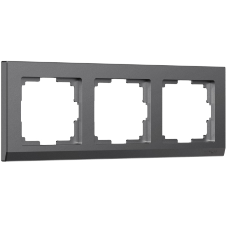 Рамка на 3 поста Werkel Stark (графит матовый) W0031864