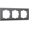 Рамка на 3 поста Werkel Stark (графит матовый) W0031864