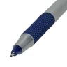Нарушена упаковка! <709748> Ручка шариковая с грипом BRAUBERG "i-STICK POINT", СИНЯЯ, корпус серый, игольчатый узел 0,7 мм, линия письма 0,35 мм, 144021