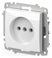 Розетка без заземления, без рамки Elbi Eleсtriс Zena Vega 609-015600-215