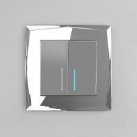 Рамка на 1 пост Werkel Diamant (зеркальный) W0011220