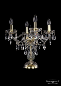 1415L/4/141-39/G Настольная лампа Bohemia Ivele Crystal