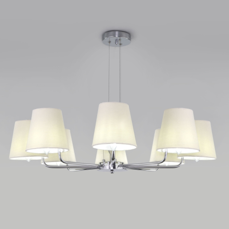 Подвесная люстра с тканевыми абажурами Eurosvet Amaretto 60155/8 (a065003) 