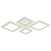 Светодиодная диммируемая люстра с ПДУ Profit Light 8085/2+2 WHT 169W+8W RGB