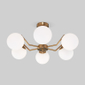 Люстра на штанге Eurosvet Frost 70154/6 латунь 