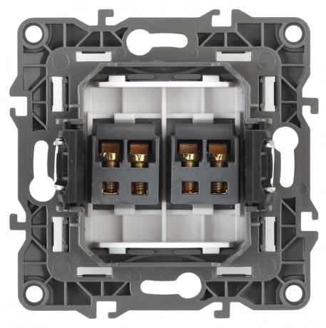 Аудиорозетка двойная ЭРА 12 12-3112-01 Б0027461