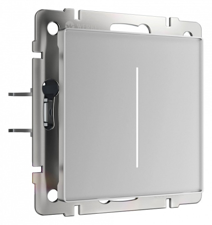 Диммер сенсорный с подсветкой и функцией Wi-Fi, без рамки Werkel серебряный W3443106 