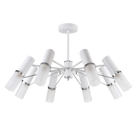 Люстра на штанге с лампочками F-Promo Viator 2559-8P+Lamps E14 Свеча 