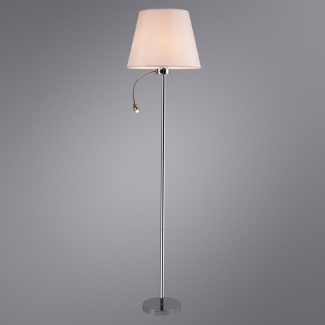 Торшер с лампочкой Arte Lamp Elba A2581PN-2CC+Lamps 